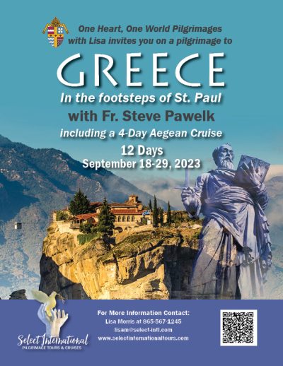 Pilgrimage to Greece In the Footsteps of St. Paul September 18 - 29, 2023 - 23JA09GRLM