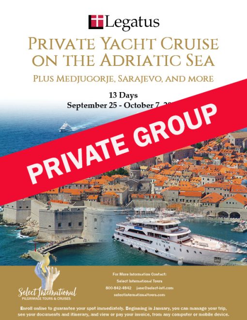 Legatus Private Yacht Trip with Select International Tours