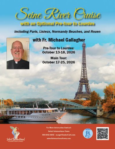 Seine River Cruise with Fr. Michael Gallagher - October 17-25, 2026- 26MJ10FRMG