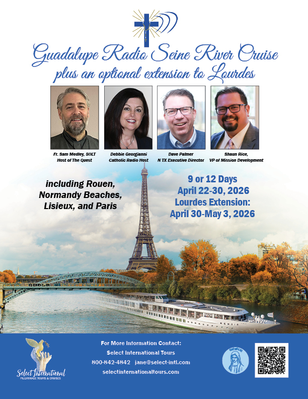 Guadalupe Radio Seine River Cruise - April 22-30, 2026 - 26JA04FRGR Guadalupe Radio Seine River Cruise - April 22-30, 2026 - 26JA04FRGR