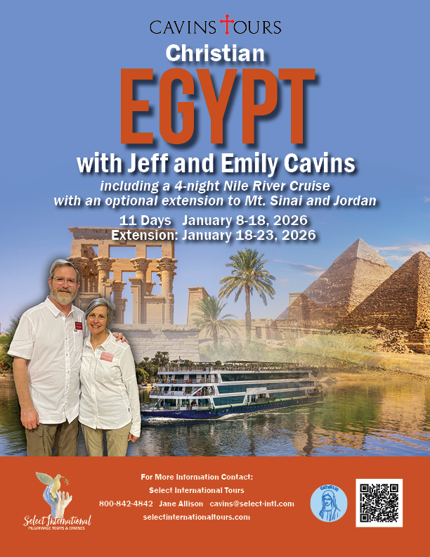 Christian Egypt with Jeff and Emily Cavins - January 8-18, 2026 - 26JA01EGJC Christian Egypt with Jeff and Emily Cavins - January 8-18, 2026 - 26JA01EGJC